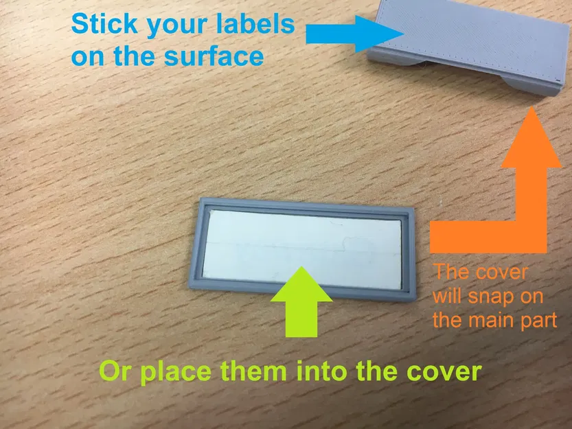 Giá đỡ nhãn cáp Parametric cho cáp Ethernet, mạng, USB, PC, dây nguồn, v.v. - Image 3