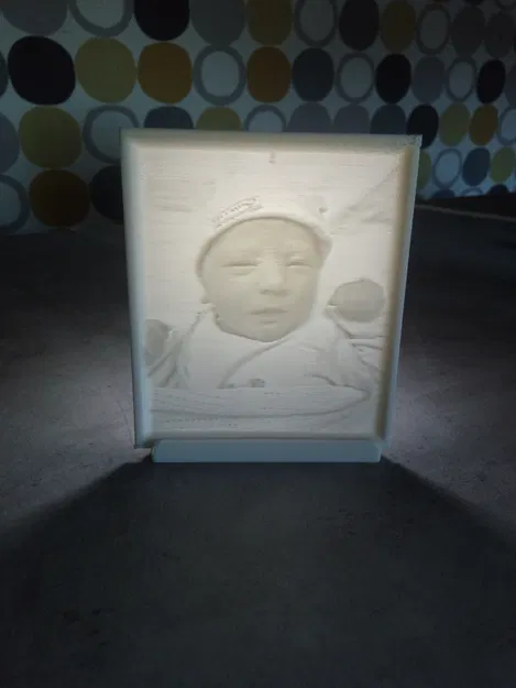 Đế Đèn Ngủ/Đèn Bàn Lithophane - Image 1