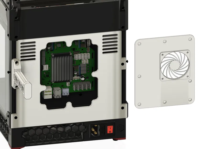 Nắp Lưng Nam Châm Cho VORON 0.2 Với Bo Mạch Catalyst - Image 6