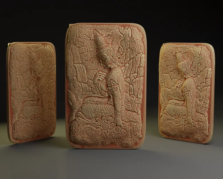 Thailand Woodcut - Image 1