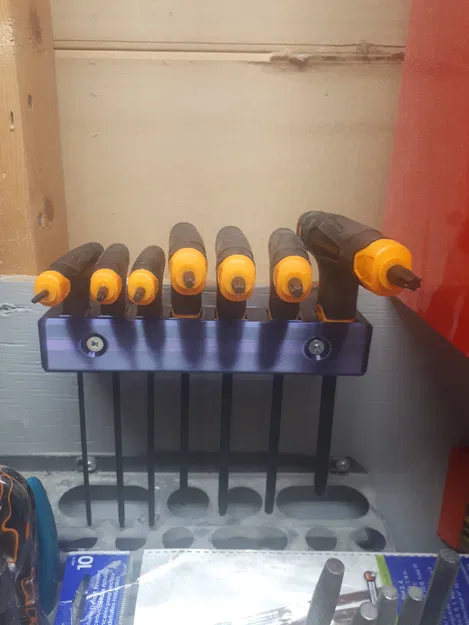 Kệ giữ bộ lục giác T 7 món GEARWRENCH - Image 1