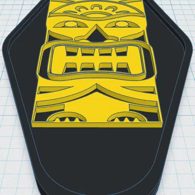 Tiki Keytag 67 - Móc khóa lớn