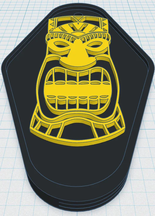 Tiki Keytag 65 - Móc khóa Tiki cỡ lớn 1