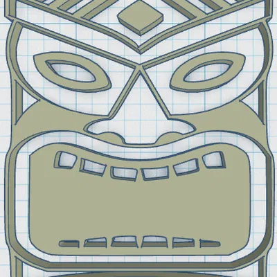 Tiki Keytag 66 - Móc khóa lớn