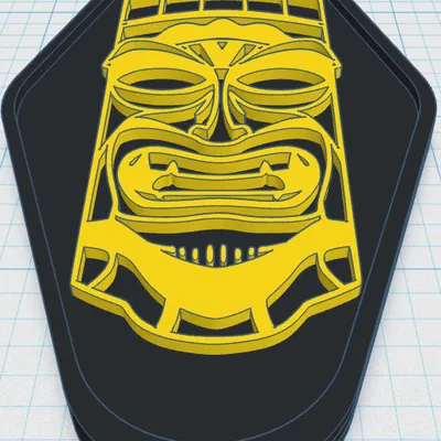 Tiki Keytag 64: Móc khóa lớn lấy cảm hứng từ văn hóa Tiki