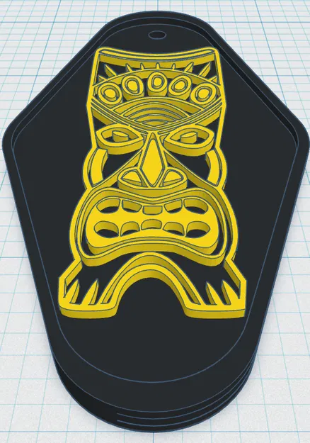 Tiki Keytag 61 - Móc khóa lớn - Image 1