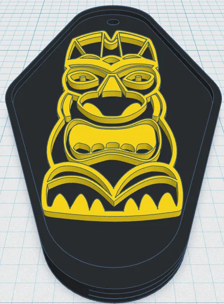 Tiki Keytag 62 - Image 1
