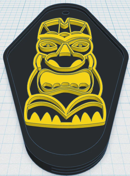 Tiki Keytag 62 1
