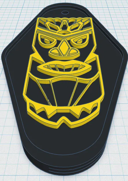 Tiki Keytag 63 - Móc khóa lớn - Image 1