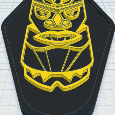 Tiki Keytag 63 - Móc khóa lớn