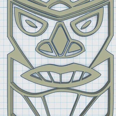 Tiki Keytag 63 - Móc khóa lớn