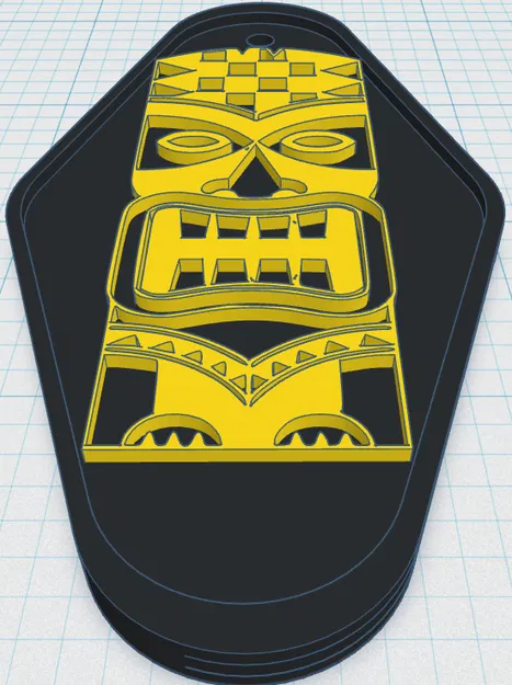 Móc chìa khóa Tiki 70 - Image 1