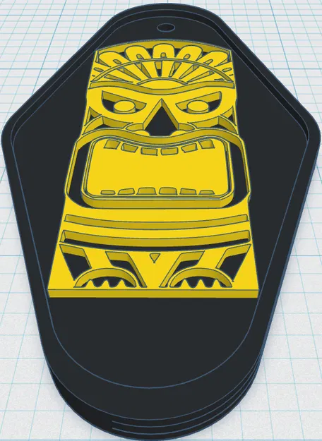 Tiki Keytag 71 - Móc khóa lớn - Image 1