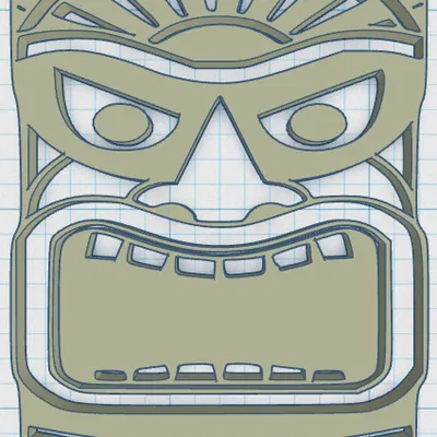 Tiki Keytag 71 - Móc khóa lớn