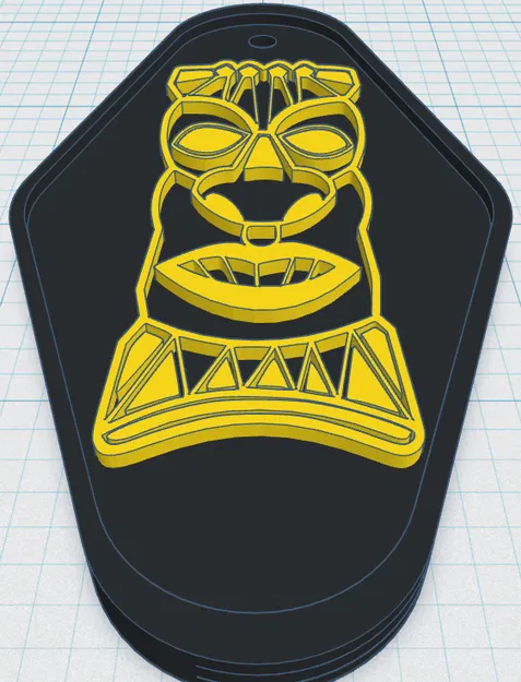 Tiki Keytag 59 - Image 1