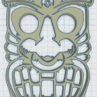 Tiki Keytag 55 - Móc khóa lớn