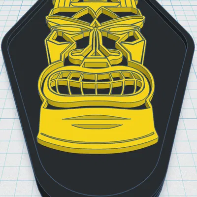 Tiki Keytag 53 - Móc khóa Tiki lớn