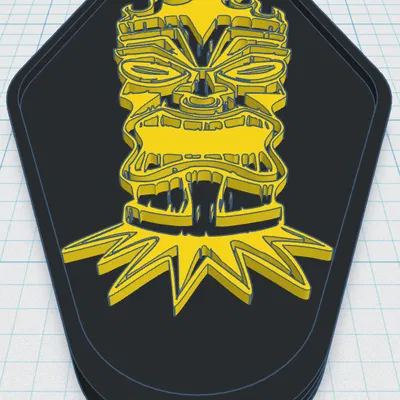 Tiki Keytag 51 - Móc khóa lớn