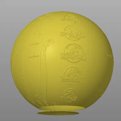 Đèn Cầu Phong Cách Jurassic Park