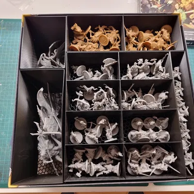 Khay đựng đồ cho Massive Darkness 2 (bản gốc + MD1 + gói cập nhật + Necromancer + Bard)