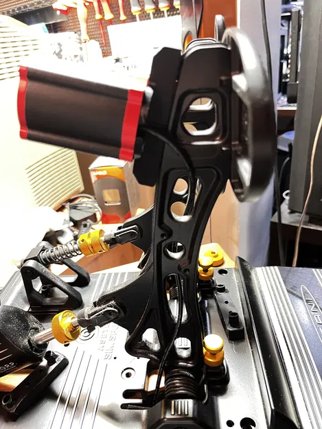 Giá đỡ Asetek Pagani Huayra R Pedal - Hỗ trợ đế cho bàn đạp Haptic SIMAGIC P-HPR - Image 2