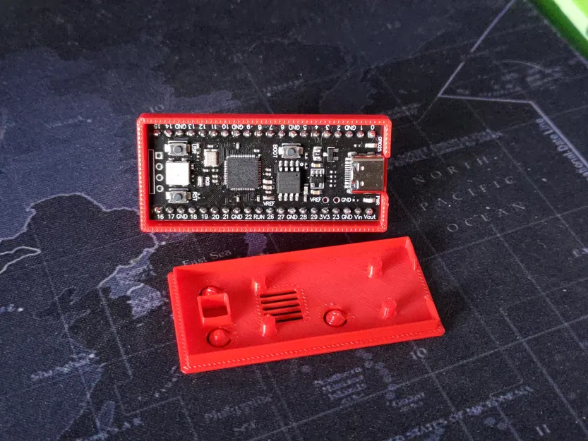 Vỏ Case Raspberry Pi Pico USB-C WS2812 - Image 2