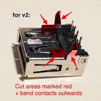 Đế Gắn Panel USB-A