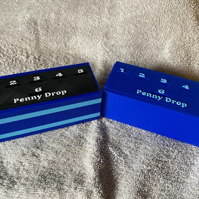 Trò Chơi Penny Drop, phiên bản nhỏ cho in nhanh.