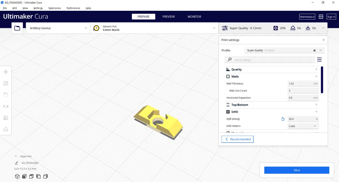 T-nut nhỏ có rãnh cho đai ốc M3 - Image 1