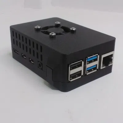 Vỏ Case Raspberry Pi 4 Có Quạt 30mm