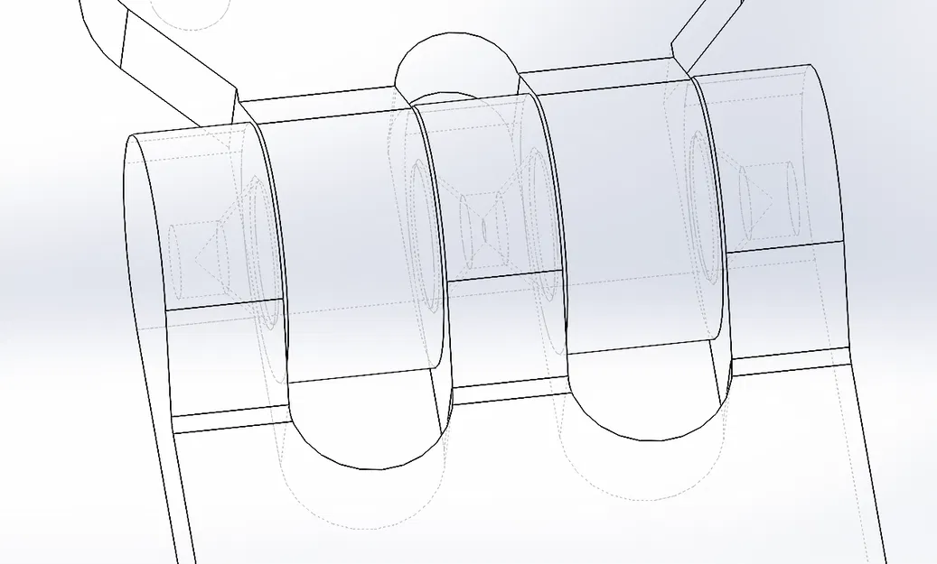 Bản lề Cửa 270 Độ In Một Khối - Thiết Kế Cho In 3D - Image 2