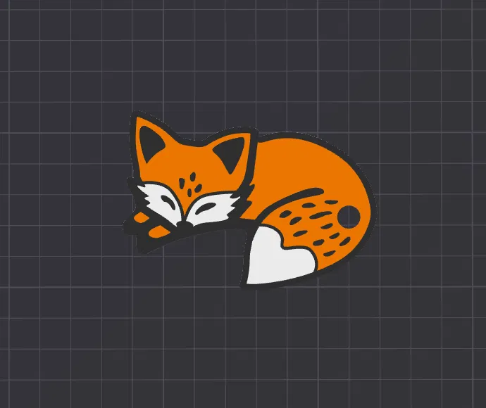 Móc khóa cáo (Liška klíčenka) - Image 2