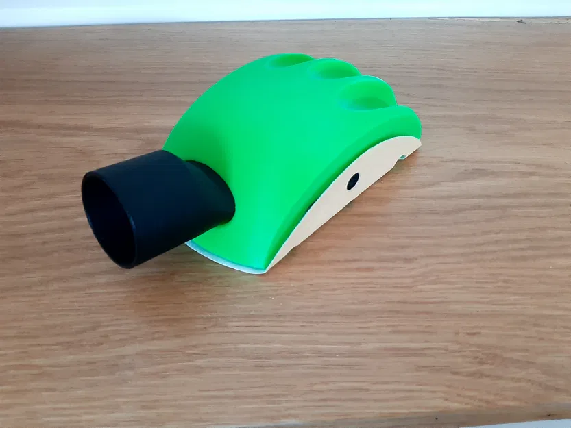 Máy chà nhám cầm tay / Máy chà nhám đĩa 150mm / Máy chà nhám thạch cao kèm bộ chuyển đổi hút bụi - Image 5