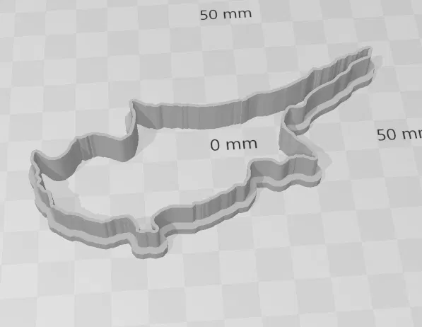 Khuôn Cắt Bánh Quy Đảo Síp Dài 02cm - 10cm - Image 1