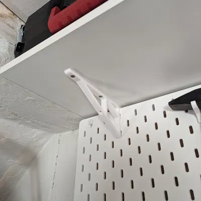 Pat Gắn Kệ Lên Mặt Bảng Ikea Skadis