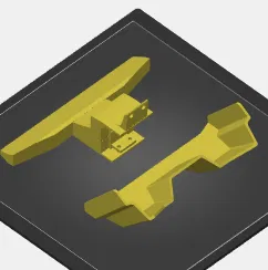 Cánh Lướt Gió Trước Sau Cho Wltoys 124017 - Image 1