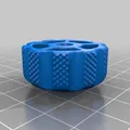 Núm Xoay Tăng Chỉnh Mặt Bàn M4 Có Vân Cho Ender 3 (Parametric Fusion 360) - Thumbnail 5