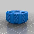 Núm Xoay Tăng Chỉnh Mặt Bàn M4 Có Vân Cho Ender 3 (Parametric Fusion 360) - Thumbnail 6