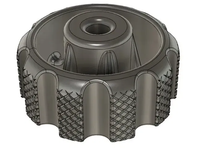 Núm chỉnh mặt phẳng M4 chống trượt in không cần support cho Ender 3 - Image 1