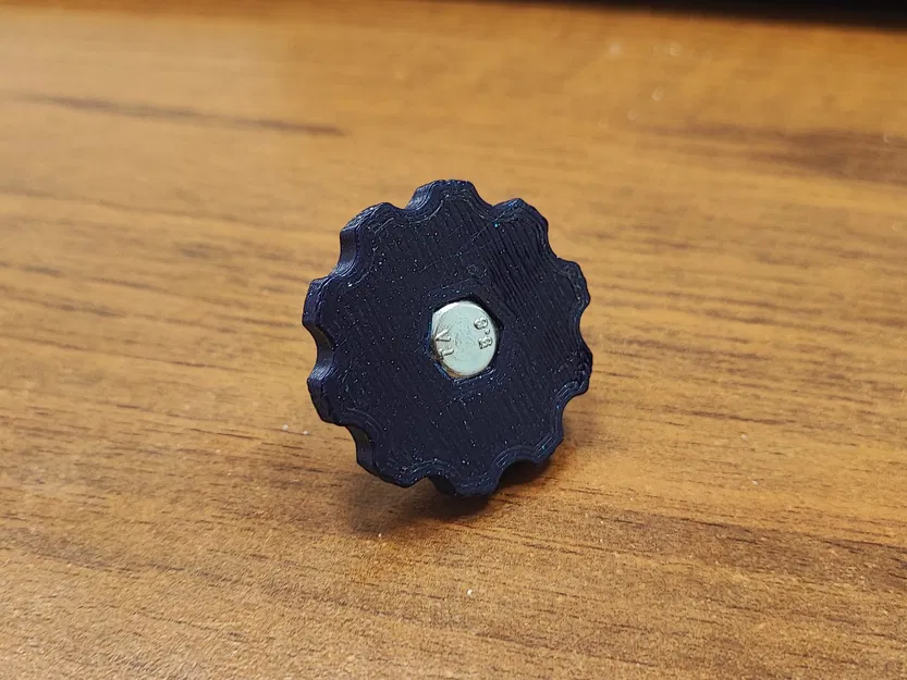 Nút vặn M6 có khía - Image 2