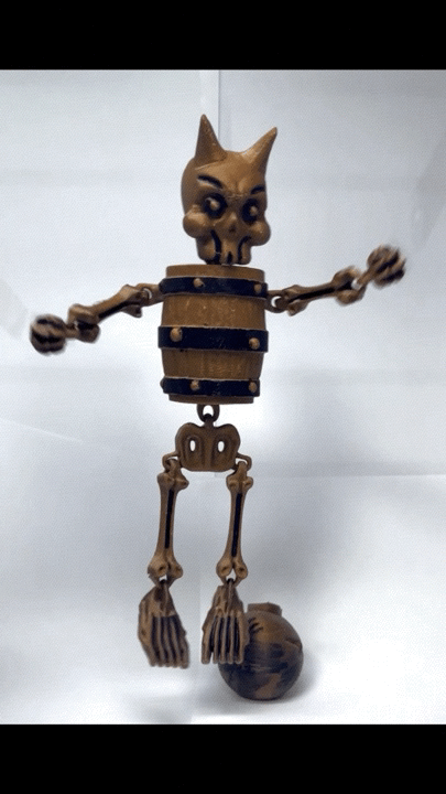 Bộ xương nhảy múa khớp nối - Thumbnail 2