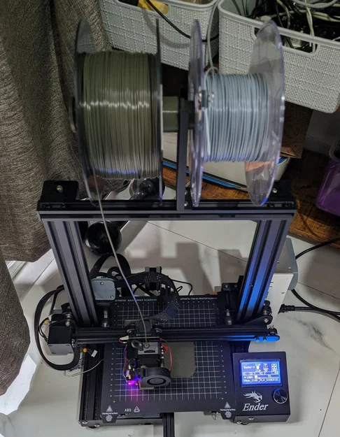 Giá đỡ 2 cuộn filament Ender 3 giống Prusa - Image 1