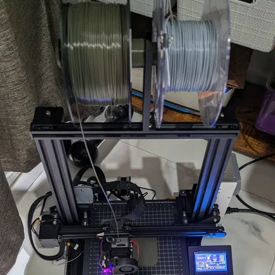 Giá đỡ 2 cuộn filament Ender 3 giống Prusa