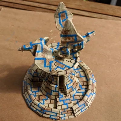 Mô hình Đài phun nước Griffon từ Guild Wars 2