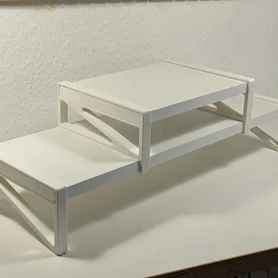 Kệ Màn Hình Hai Tầng Tùy Chỉnh