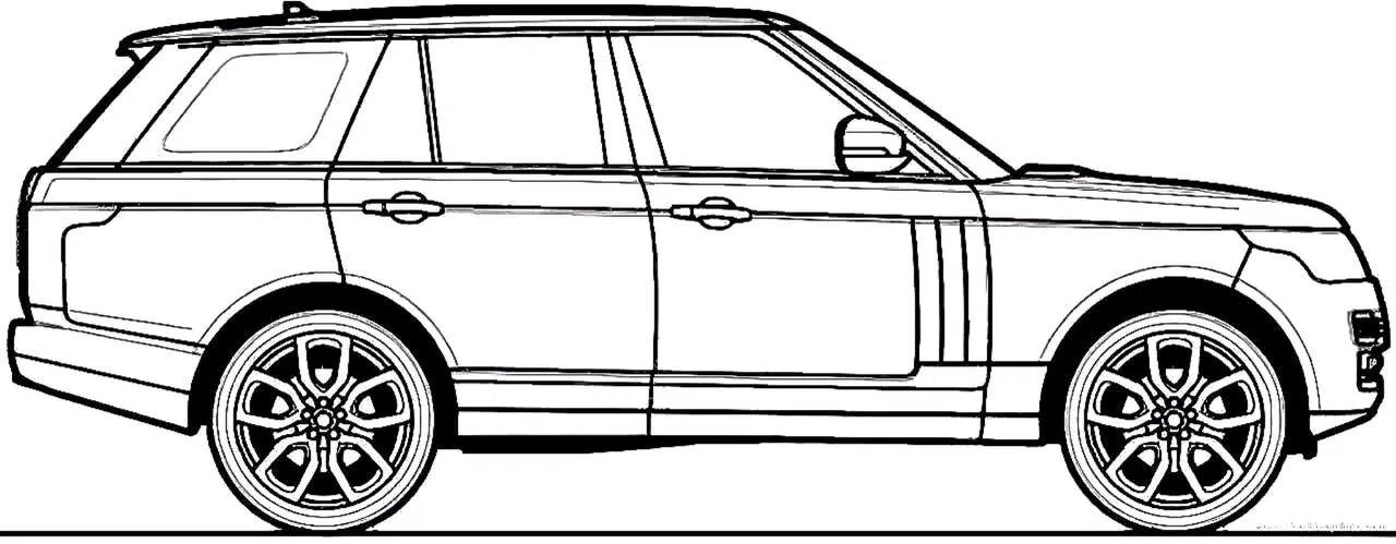 Mô hình Land Rover Sport dạng Contour - Image 1