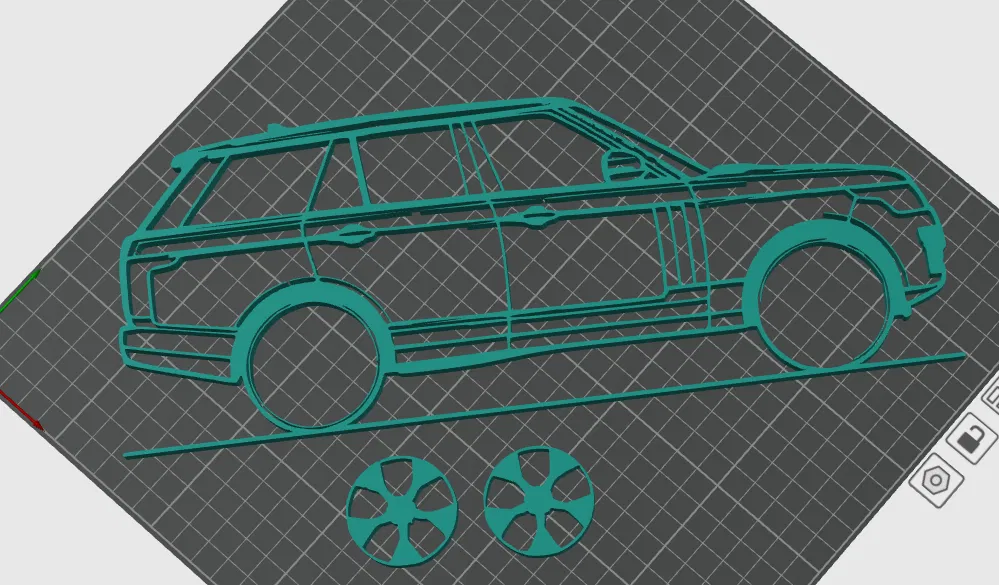 Mô hình Land Rover Sport dạng Contour - Image 2