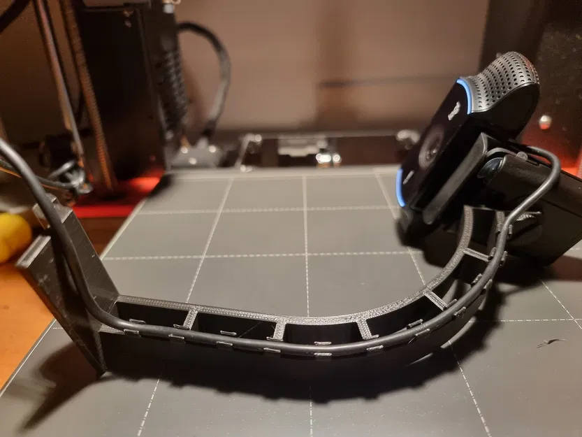 Tay đỡ Webcam Không Vít với Kẹp Dây - Image 2