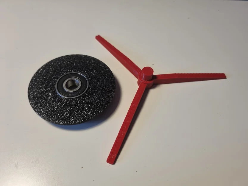 Bàn xoay video siêu nhẹ - Vòng bi 608 cùng cuộn dây tóc - Image 3