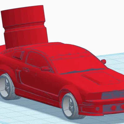 Xe Ford Mustang Eleanor thả bóng bay